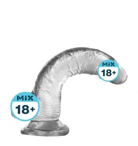 MizzZee - Transparent Crystal Dildo (L:18cm - D:3.5cm)